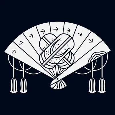家纹·扇 — Fan Mon